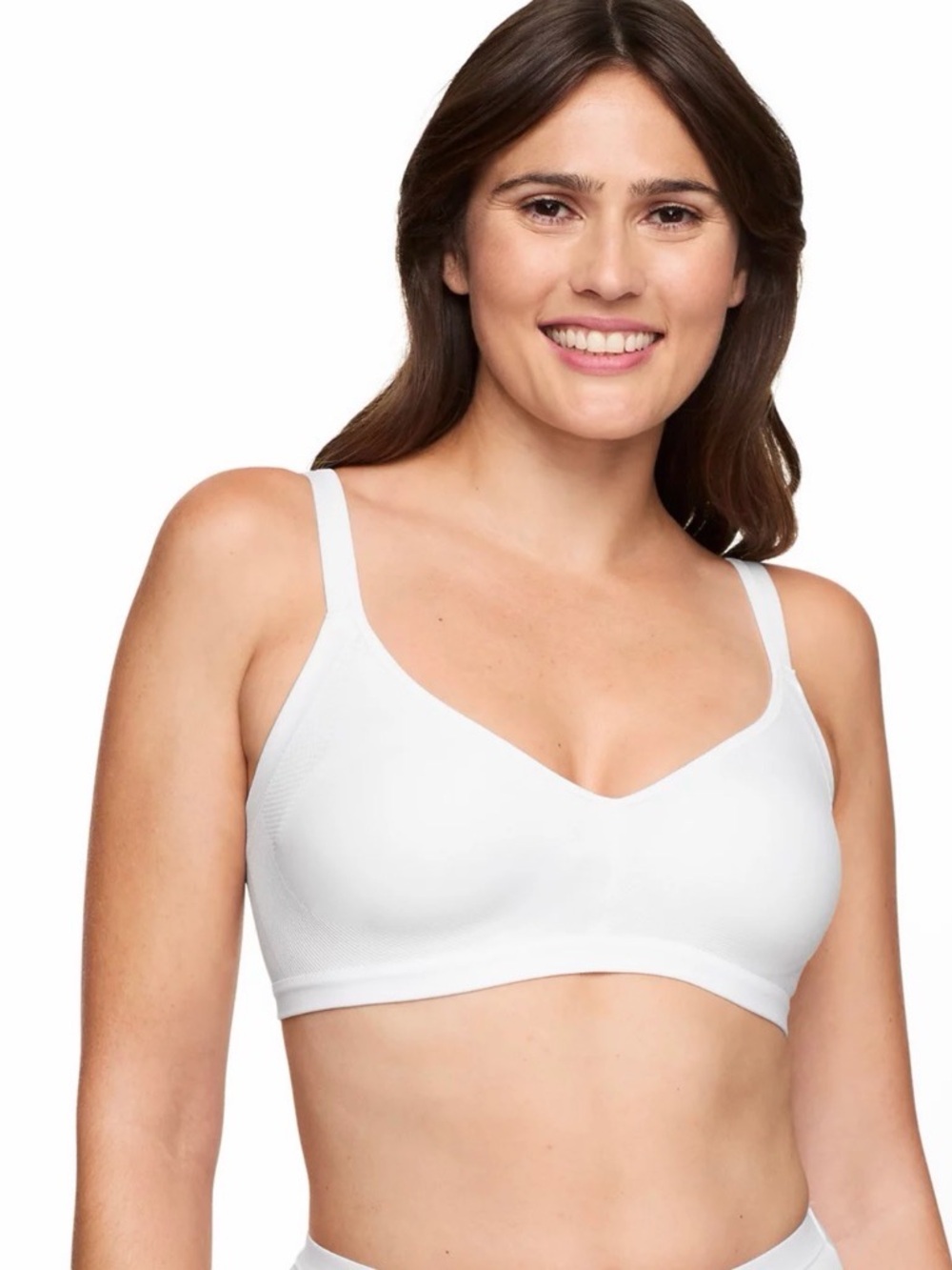 Warner's Easy Does it Underarm Smoothing With seamless Stretch Wireless Bra